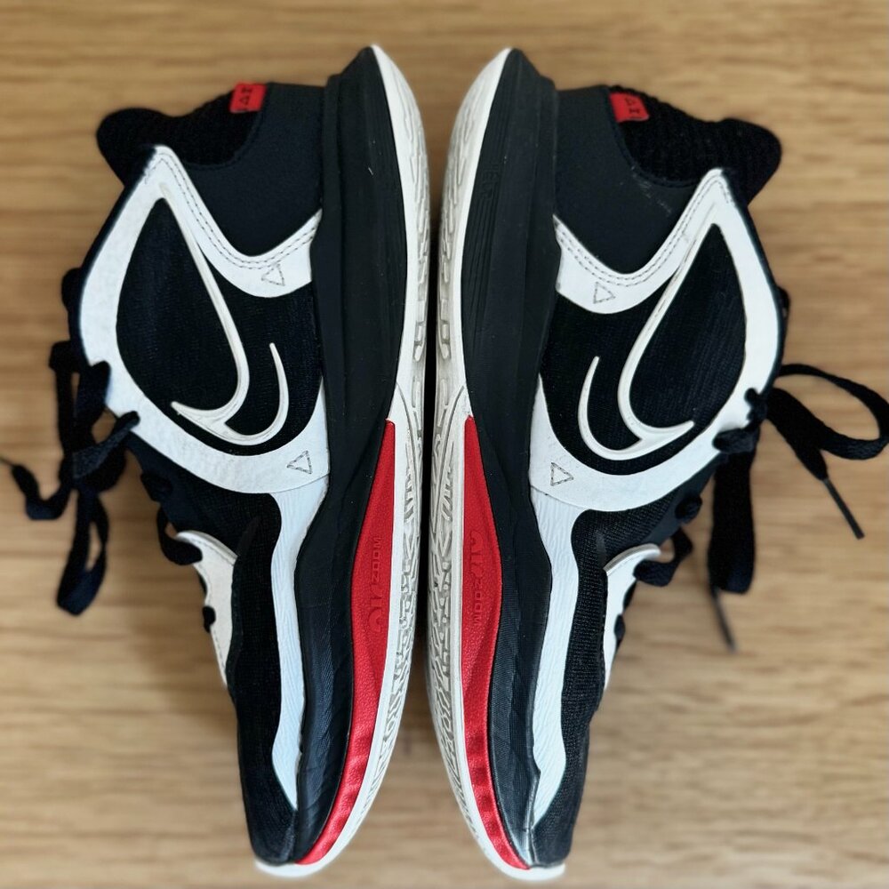 NIKE KYRIE LOW 5 DOMINOS BREAD 5 MENS YOUTH BASKETBALL SHOES BLACK RED WHITE